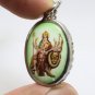 DURGA KALI KALIKA UMA DEVI GODDESS HINDU BLESSED OM FUJII KAZE PENDANT NECKLACE