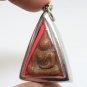 RED PHRA NANGPHAYA THAI ANTIQUE REAL BLESS BUDDHA LUCKY LOVE AMULET RICH PENDANT