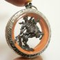 GUAN YU RIDE RED HARE HORSE MAGIC GUAN GONG AMULET PROTECTION LUCKY RICH PENDANT