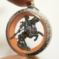 GUAN YU RIDE RED HARE HORSE MAGIC GUAN GONG AMULET PROTECTION LUCKY RICH PENDANT