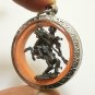 GUAN YU RIDE RED HARE HORSE MAGIC GUAN GONG AMULET PROTECTION LUCKY RICH PENDANT