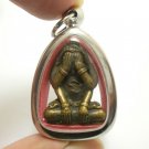 PHRA PIDTAWAN PENDANT THAI BLESS PIDTA BUDDHA MAGIC AMULET CLOSE EYES EARS ANUS