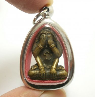 PHRA PIDTAWAN PENDANT THAI BLESS PIDTA BUDDHA MAGIC AMULET CLOSE EYES EARS ANUS