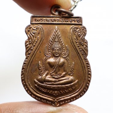 PHRA BUDDHA CHINNARAJ AMULET 2 BLESSED 1971 THAI REAL AMULET LUCKY RICH PENDANT