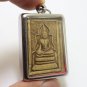 LP MOON BLESSED 2000 PHRA SOMDEJ OPEN CURTAIN POR KUAY MAGIC YANT THAI AMULET 5