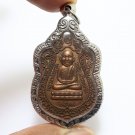 LP TUAD THAI STRONG PROTECTION BUDDHA AMULET LUCKY PENDANT THUAD BEAUTIFUL COIN