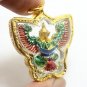 GARUDA PHAYA KRUT YUT NAK THAI AMULET MAGIC EAGLE NAGA STRONG PROTECTION PENDANT