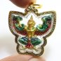 GARUDA PHAYA KRUT YUT NAK THAI AMULET MAGIC EAGLE NAGA STRONG PROTECTION PENDANT