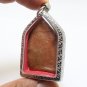 PHRA KHUNPAEN NAK KOO PHAYAO 1940s ANTIQUE THAI BUDDHA DOUBLE NAGA LUCKY AMULET