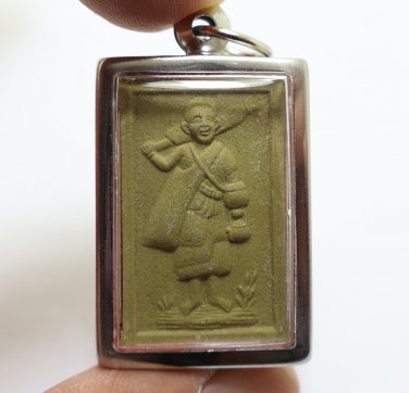 PHRA SIVALI LP TOH BLESSED 1978 PENDANT (1) SIVALEE BUDDHA YANT LUCKY TRADE RICH