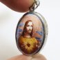 JESUS CHRIST SACRED HEART BACK CROSS FAITH DEVOTION SACRIFICE GUIDANCE PENDANT