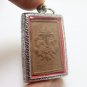 LORD GANESHA & HERMIT PORGAE BLESSED 1940s PENDANT HINDU GOD OF SUCCESS LOCKET