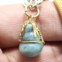 MAGIC STONE GOURD CALABASH CHINESE AMULET BLESSED GAMBLE RICH PENDANT NECKLACE 2