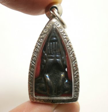 PIDTAWAN YANT YOONG CLOSE EYES EARS ANUS THAI BUDDHA MAGIC METAL AMULET PENDANT