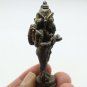 3 HEADS LORD GANESHA MINI AMULET GOD OF SUCCESS WISDOM GANESH HINDU METAL STATUE