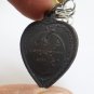 LP KASEM KHEMAKOH 2517 COIN BLESSED 1974 LUCKY SUCCESS THAI BUDDHA HEART AMULET