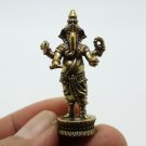 LORD GANESHA MINI AMULET GOD OF SUCCESS WISDOM GANESH TINY STATUE HINDU FIGURINE