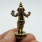 LORD GANESHA MINI AMULET GOD OF SUCCESS WISDOM GANESH TINY STATUE HINDU FIGURINE