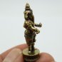 LORD GANESHA MINI AMULET GOD OF SUCCESS WISDOM GANESH TINY STATUE HINDU FIGURINE