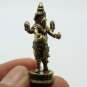 LORD GANESHA MINI AMULET GOD OF SUCCESS WISDOM GANESH TINY STATUE HINDU FIGURINE