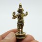 LORD GANESHA MINI AMULET GOD OF SUCCESS WISDOM GANESH TINY STATUE HINDU FIGURINE