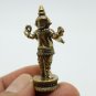 LORD GANESHA MINI AMULET GOD OF SUCCESS WISDOM GANESH TINY STATUE HINDU FIGURINE