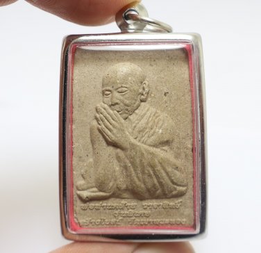 LP KLAI VAJASIT LP TUAD THAI BUDDHA SOUTHERN AMULET LUCKY RICH SUCCESS PENDANT