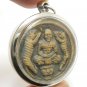 LP PERN SIT ON TIGER AMULET 1 BLESSED 1998 MUAY THAI YANT STRONG LIFE PROTECTION