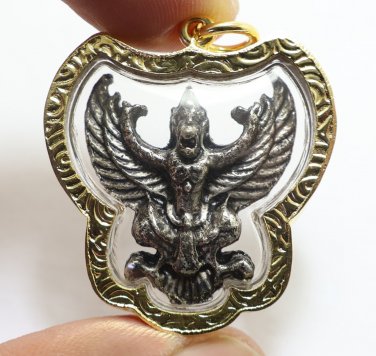GARUDA PHAYA KRUT LP SENG 1979 THAI AMULET MAGIC EAGLE STRONG PROTECTION PENDANT