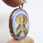 LORD VISHNU THE PRESERVER GOD DEITY HINDU MIRACLE AMULET FUJII KAZE OM PENDANT