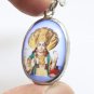 LORD VISHNU THE PRESERVER GOD DEITY HINDU MIRACLE AMULET FUJII KAZE OM PENDANT
