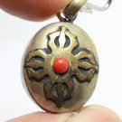 VAJRA SMALL PENDANT DORJE TIBETAN VAJRAYANA AMULET PROTECTION TIBET BUDDHA CHARM