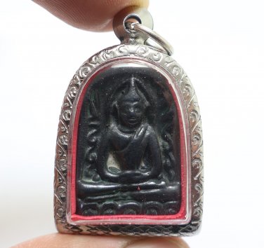 PHRA SOOMGOR MAKASIT LEKLAI THAI MAGIC METAL BUDDHA LUCKY SUCCESS AMULET PENDANT