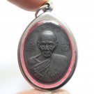 LP DERM BACK LP PHROM COIN BLESSED MIRACLE MAGIC YANT THAI BUDDHA AMULET PENDANT