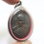 LP DERM BACK LP PHROM COIN BLESSED MIRACLE MAGIC YANT THAI BUDDHA AMULET PENDANT