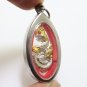 NAGA PHAYA NAK SNAKE ORANGE CRYSTAL PENDANT BLESS AMULET LUCKY CHARM LOCKET GIFT
