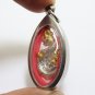 NAGA PHAYA NAK SNAKE ORANGE CRYSTAL PENDANT BLESS AMULET LUCKY CHARM LOCKET GIFT