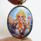 LORD GANESHA BIG PENDANT GOD OF SUCCESS BLESSED OM GANESH ELEPHANT HINDU LOCKET