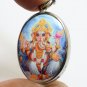 LORD GANESHA BIG PENDANT GOD OF SUCCESS BLESSED OM GANESH ELEPHANT HINDU LOCKET
