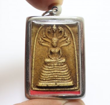 PHRA SOMDEJ NAKPROK JAO KHUN NOR 1970 THAI HEALING AMULET PENDANT SUCCESS LUCKY