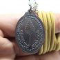 LP TOH OVAL COIN BLESSED IN 1975 THAI PRADOOCHIMPLEE AMULET PENDANT LUCKY CHARM