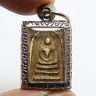 SMALL PHRA SOMDEJ RAKANG BLESS 1962 BACK AJAN TOH TEACH KING RAMA5 THAI AMULET 4