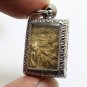 SMALL PHRA SOMDEJ RAKANG BLESS 1962 BACK AJAN TOH TEACH KING RAMA5 THAI AMULET 4