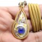 NAGA PHAYA NAK SNAKE BLUE CRYSTAL PENDANT BLESSED AMULET LUCKY CHARM LOCKET GIFT