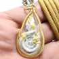 NAGA PHAYA NAK SNAKE BLUE CRYSTAL PENDANT BLESSED AMULET LUCKY CHARM LOCKET GIFT