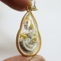 NAGA PHAYA NAK SNAKE BLUE CRYSTAL PENDANT BLESSED AMULET LUCKY CHARM LOCKET GIFT