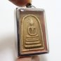PHRA SOMDEJ WAT RAKANG LP NAK BLESS 1952 BACK SIAM COAT OF ARMS SIGN THAI AMULET