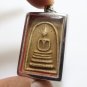 PHRA SOMDEJ WAT RAKANG LP NAK BLESS 1952 BACK SIAM COAT OF ARMS SIGN THAI AMULET