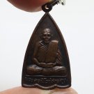 LP MOOK COIN 1st BATCH BLESSED 1996 CHUMPHON AMULET PENDANT REAL THAI LUCKY YANT