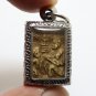 SMALL PHRA SOMDEJ RAKANG BLESS 1962 BACK AJAN TOH TEACH KING RAMA5 THAI AMULET 6